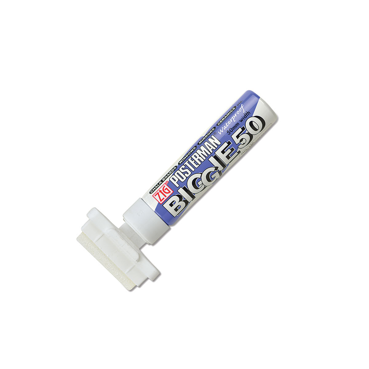 Kuretake Zig Posterman Biggie Marker - 5 cm, White