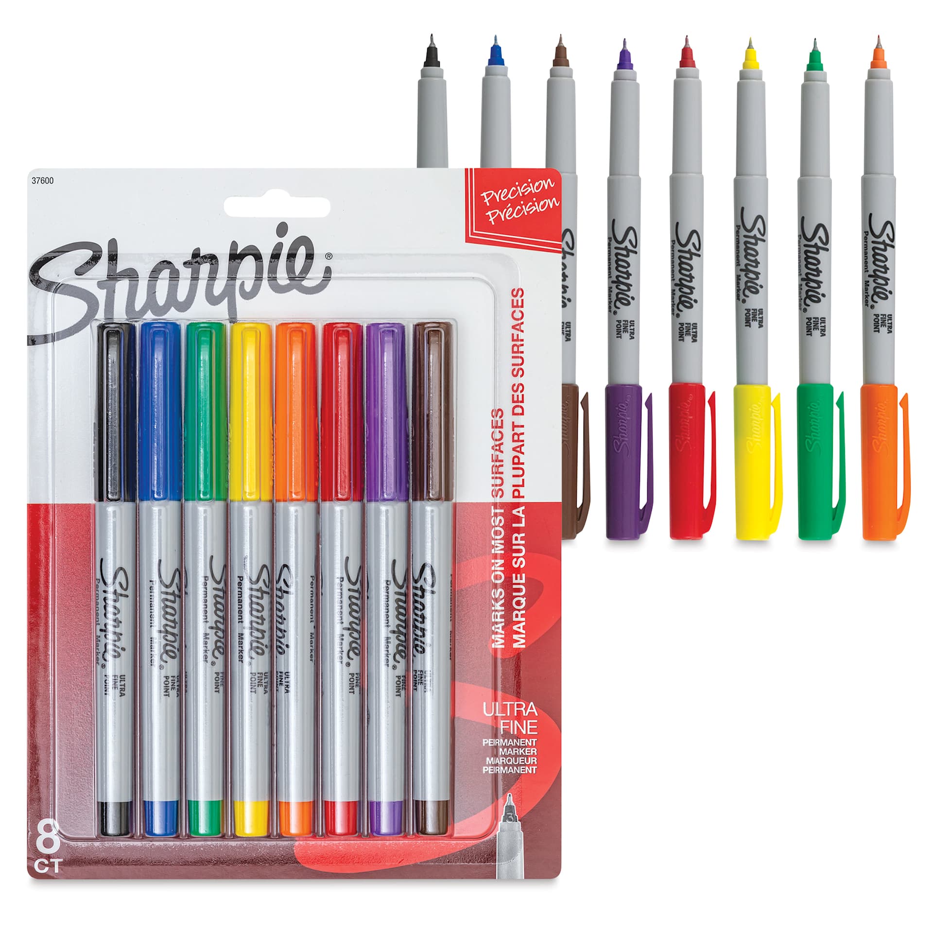Sharpie Ultra-Fine Point Marker - Assorted Colors, Set of 8