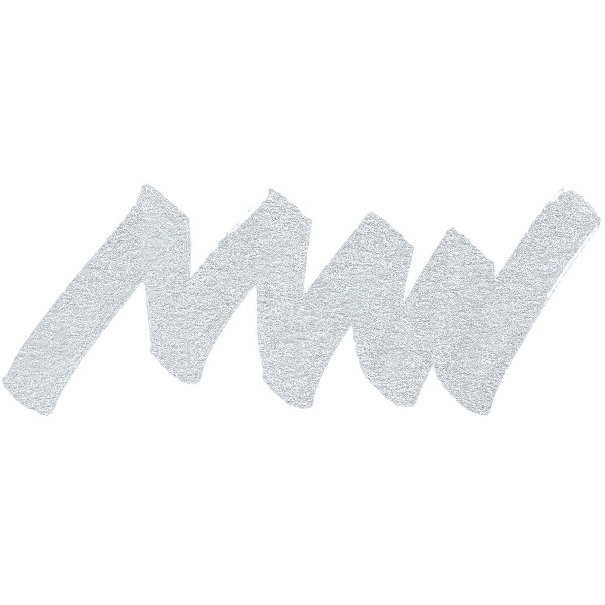 Zig Posterman Paint Marker - Metallic Silver, Chisel Tip swatch