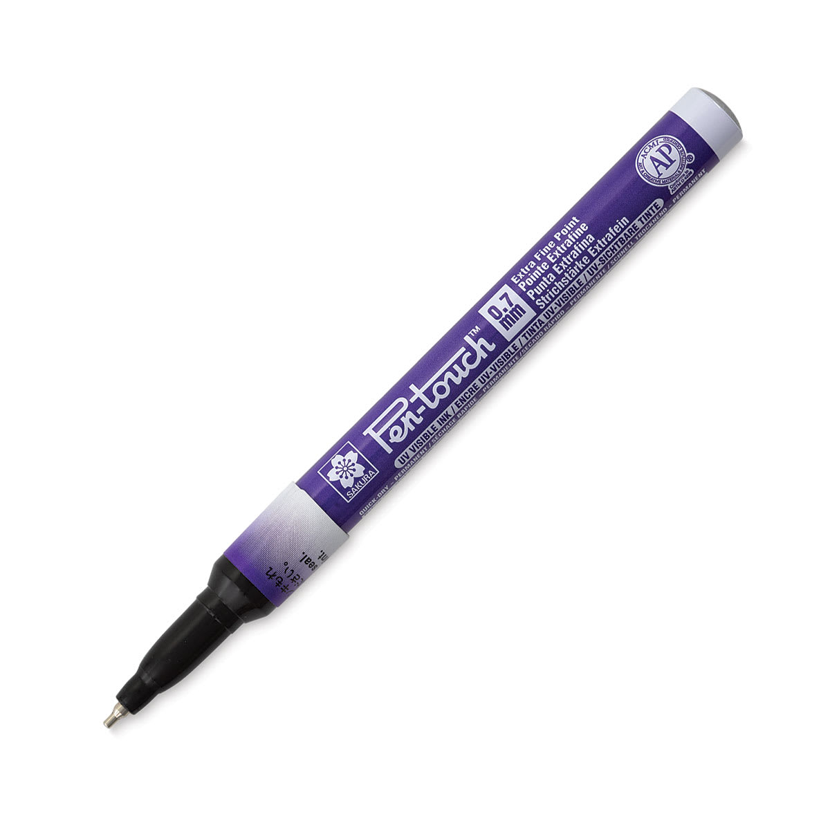 Sakura Pen-Touch Paint Marker - Extra Fine Tip, Ultraviolet (marker with cap removed)