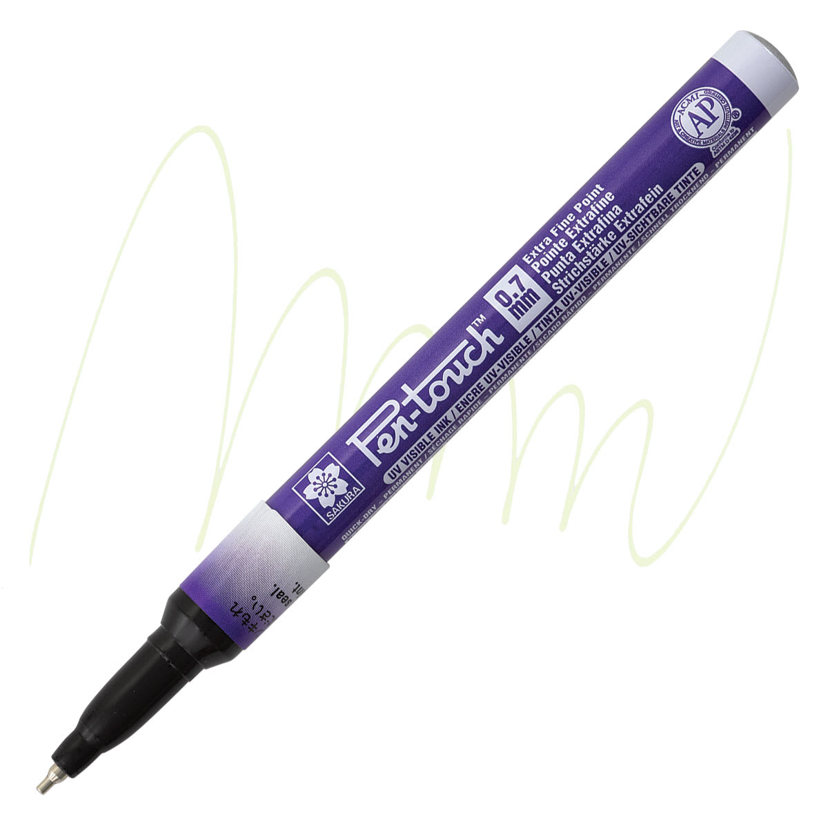 Sakura Pen-Touch Paint Marker - Extra Fine Tip, Ultraviolet marker and swatch