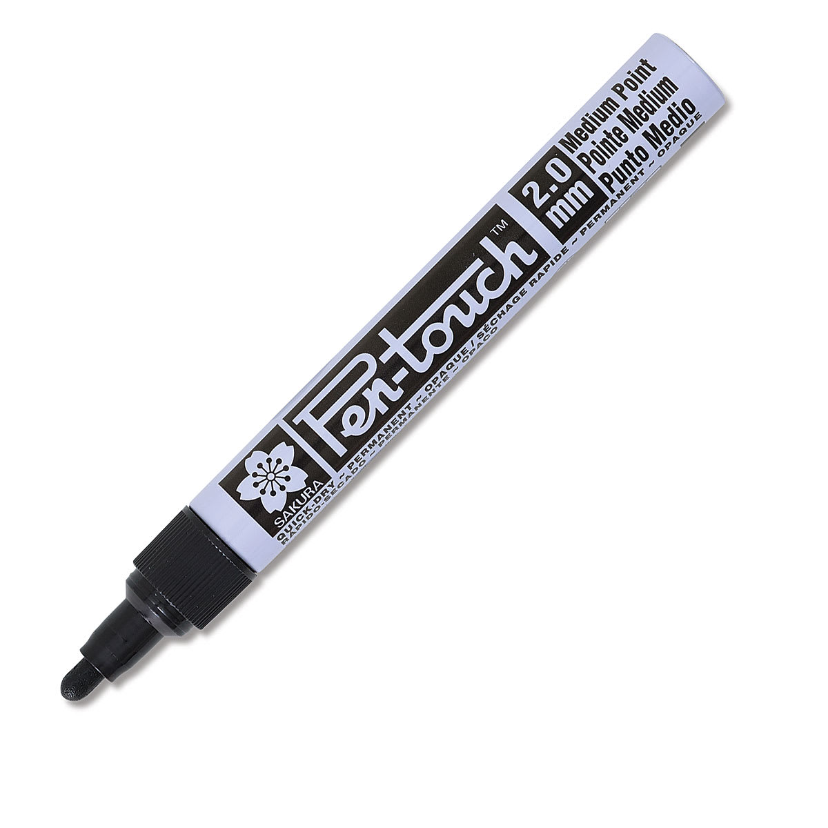 Sakura Pen-Touch Paint Marker -  Medium Tip, Black (marker with cap removed)