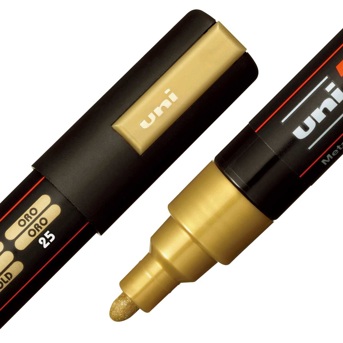 POSCA Paint Marker Set 4-Color PC-5M Medium Mixed Metallic Set