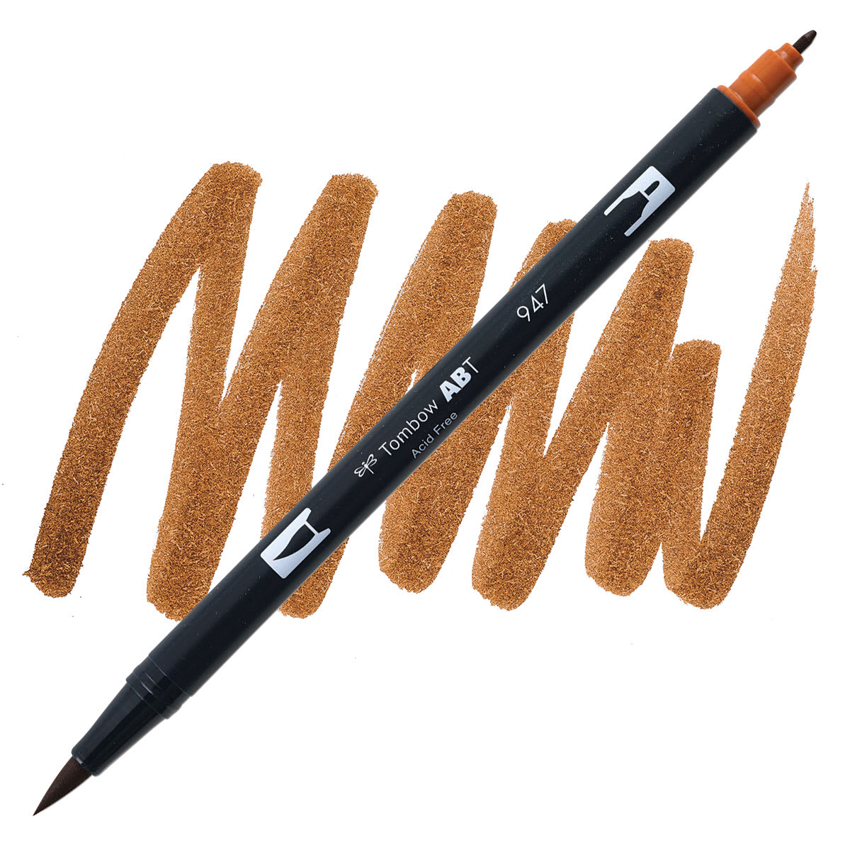 Tombow Dual Brush Pen - Burnt Sienna pen and swatch