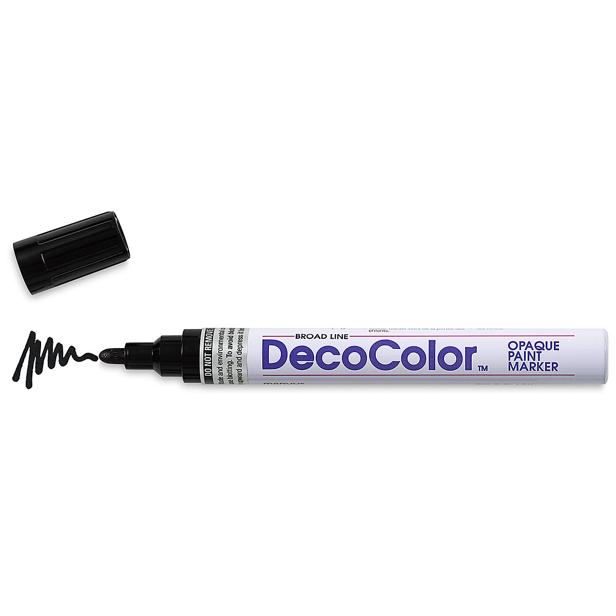 Decocolor Paint Marker - Black, Broad Tip