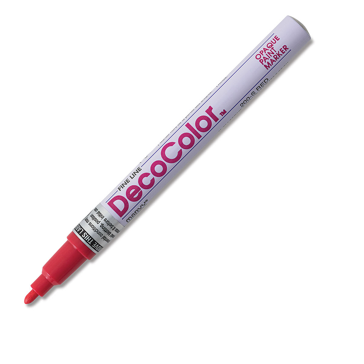 Decocolor Paint Marker - Red, Fine Tip