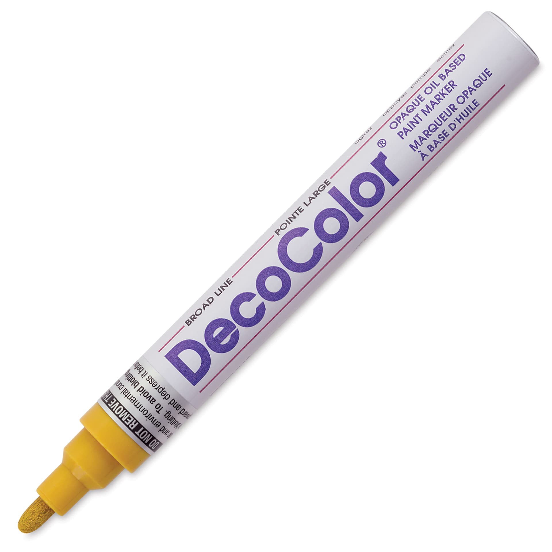 Decocolor Paint Marker - Mustard, Broad Tip
