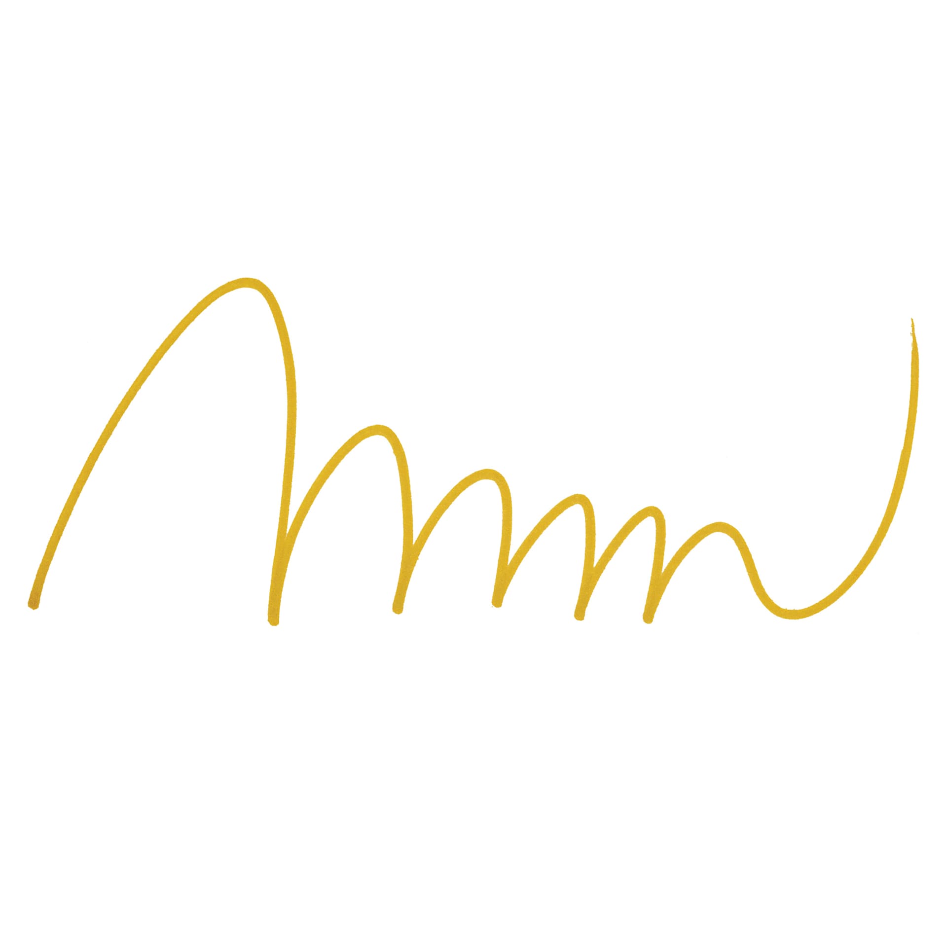 Decocolor Paint Marker - Mustard, Fine Tip swatch