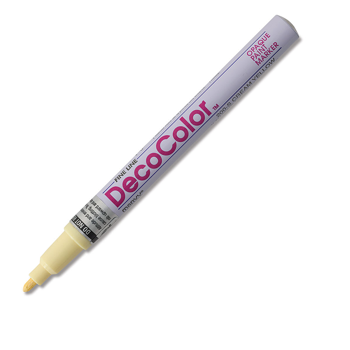 Decocolor Paint Marker - Cream Yellow, Fine Tip