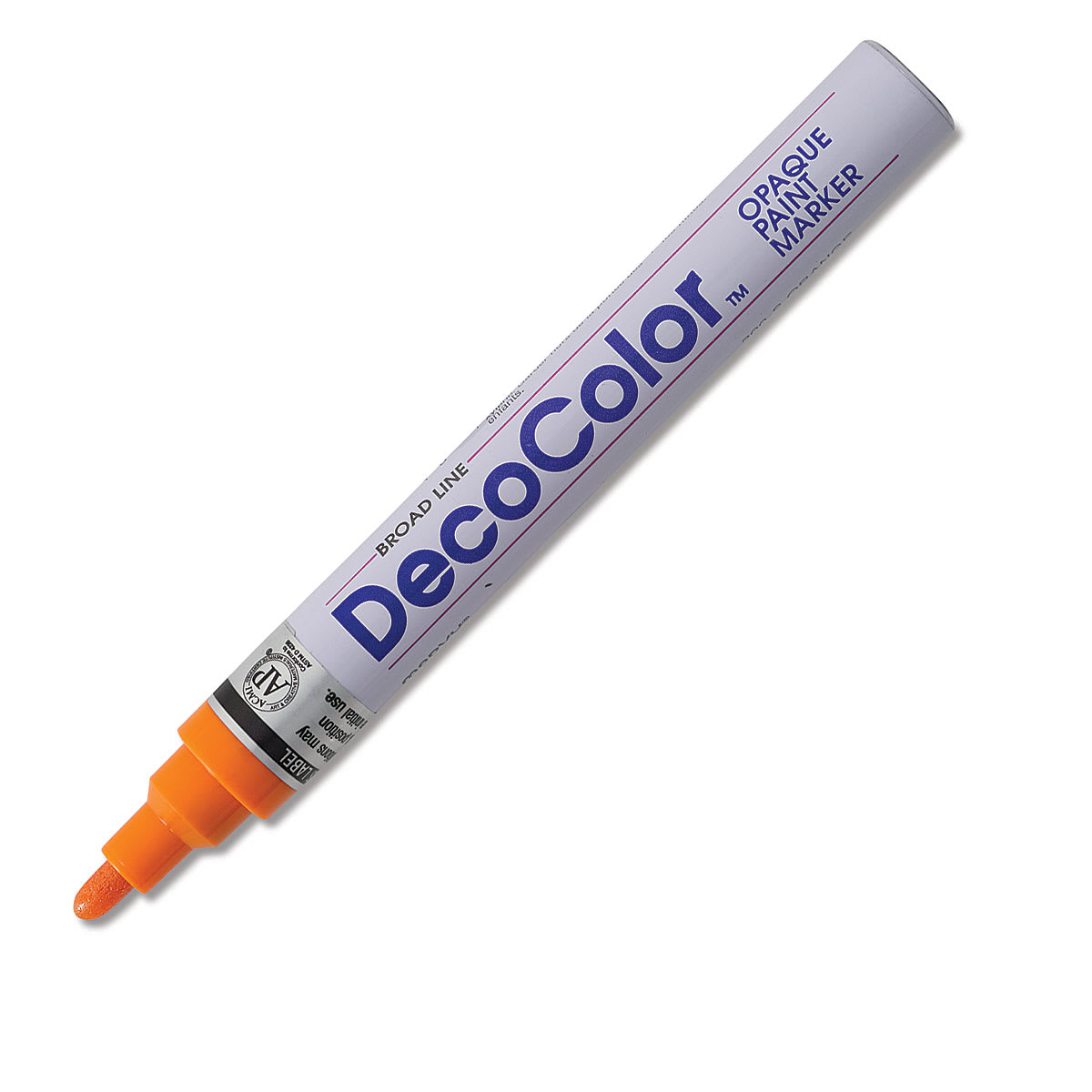 Decocolor Paint Marker - Orange, Broad Tip