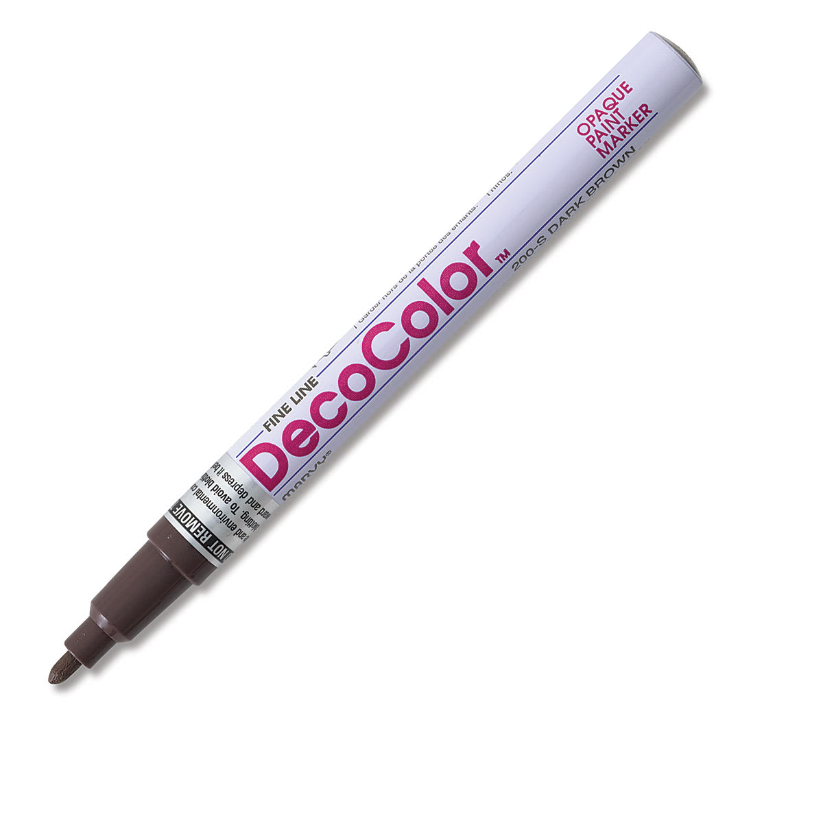 Decocolor Paint Marker - Dark Brown, Fine Tip