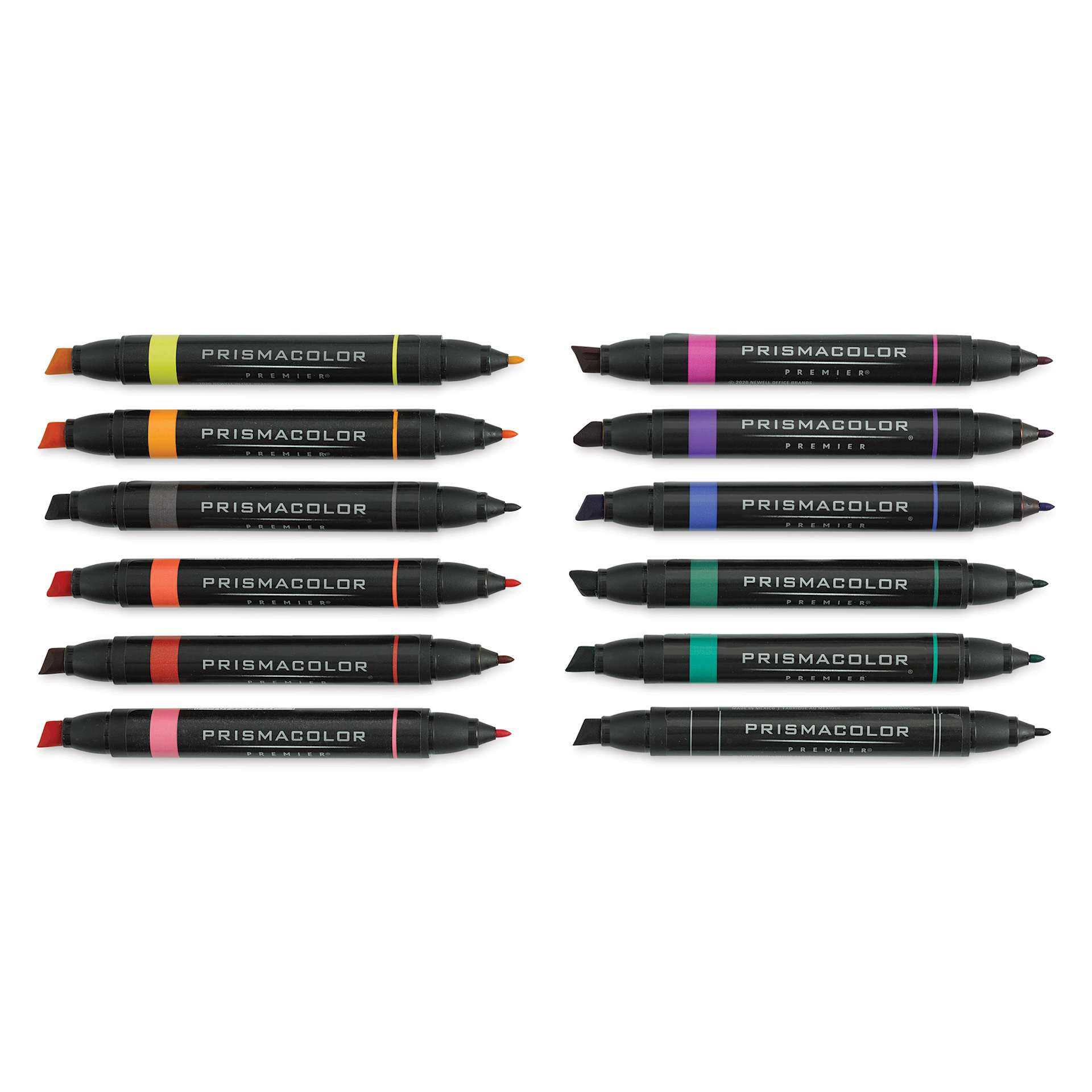 Prismacolor Premier Dual-Ended Art Marker Set - Primary/Secondary Colors, Set of 12 (set contents) Prismacolor Premier Dual-Ended Art Marker Set - Primary/Secondary Colors, Set of 12 (set contents)