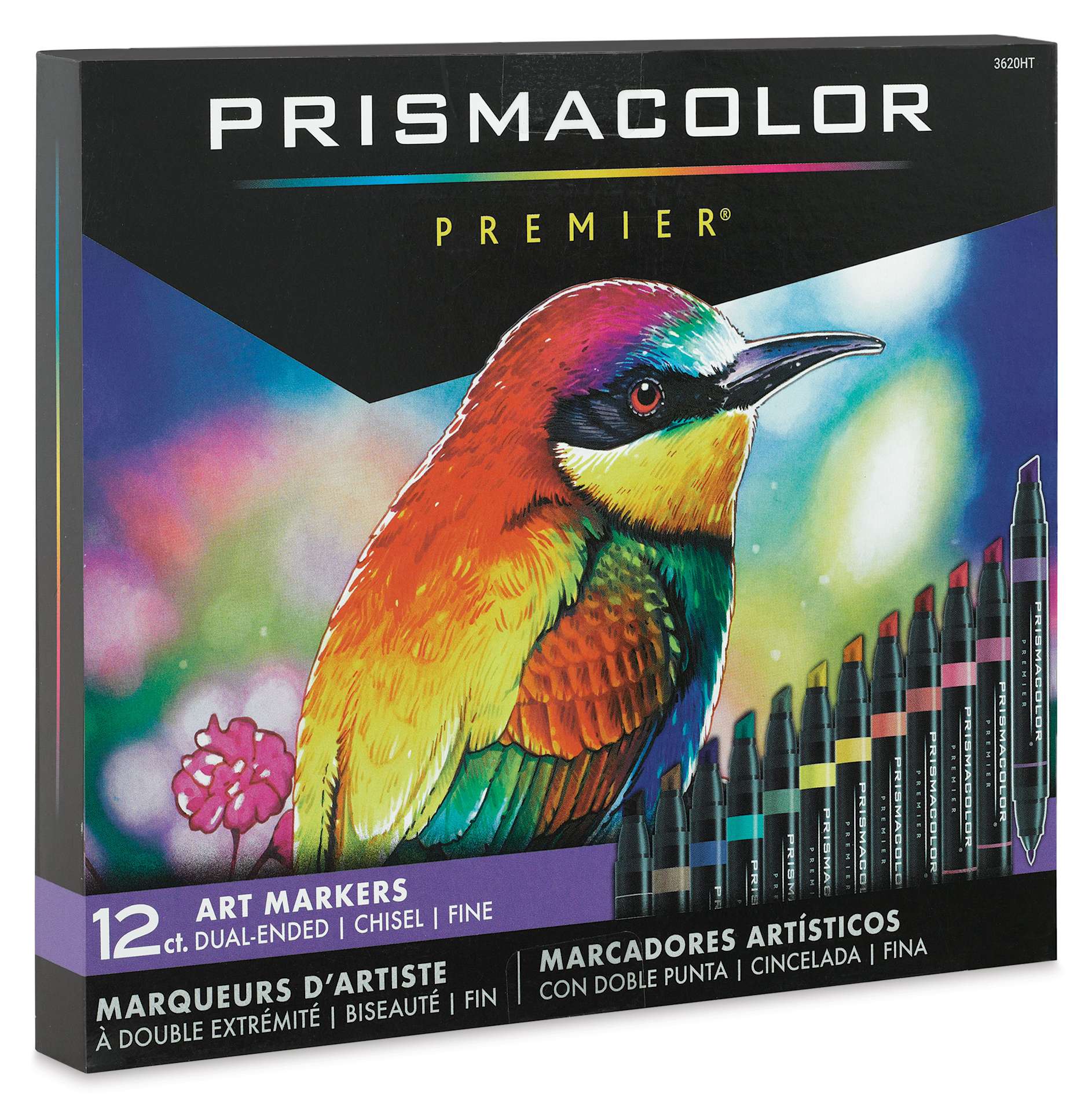 Prismacolor Premier Dual-Ended Art Marker Set - Primary/Secondary Colors, Set of 12 Prismacolor Premier Dual-Ended Art Marker Set - Primary/Secondary Colors, Set of 12