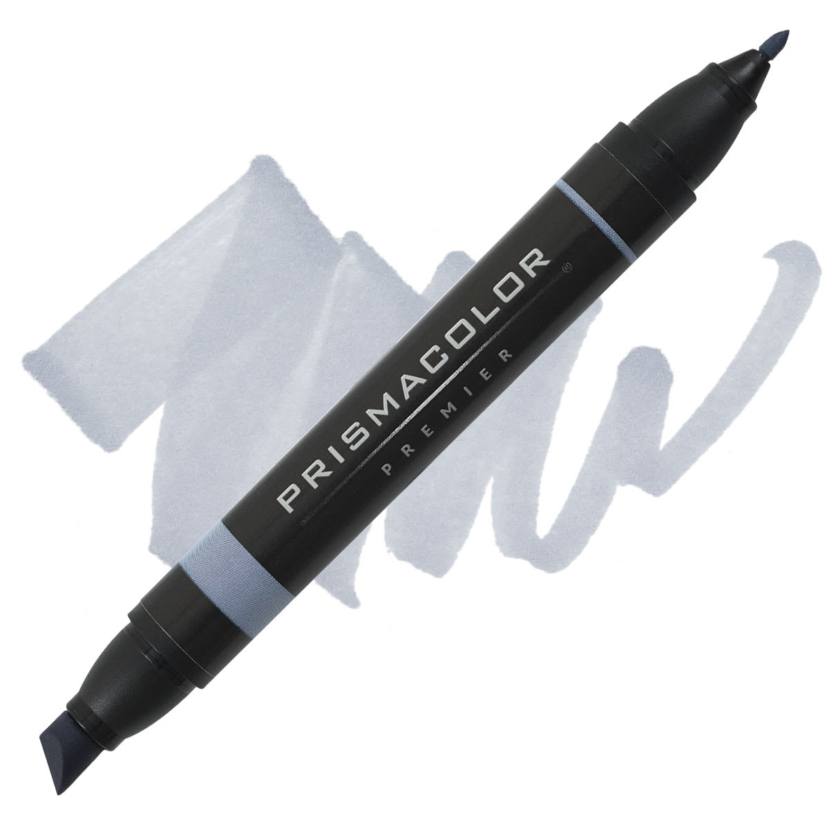 Prismacolor Premier Dual-Ended Art Marker - Cool Grey 40% (marker and swatch)