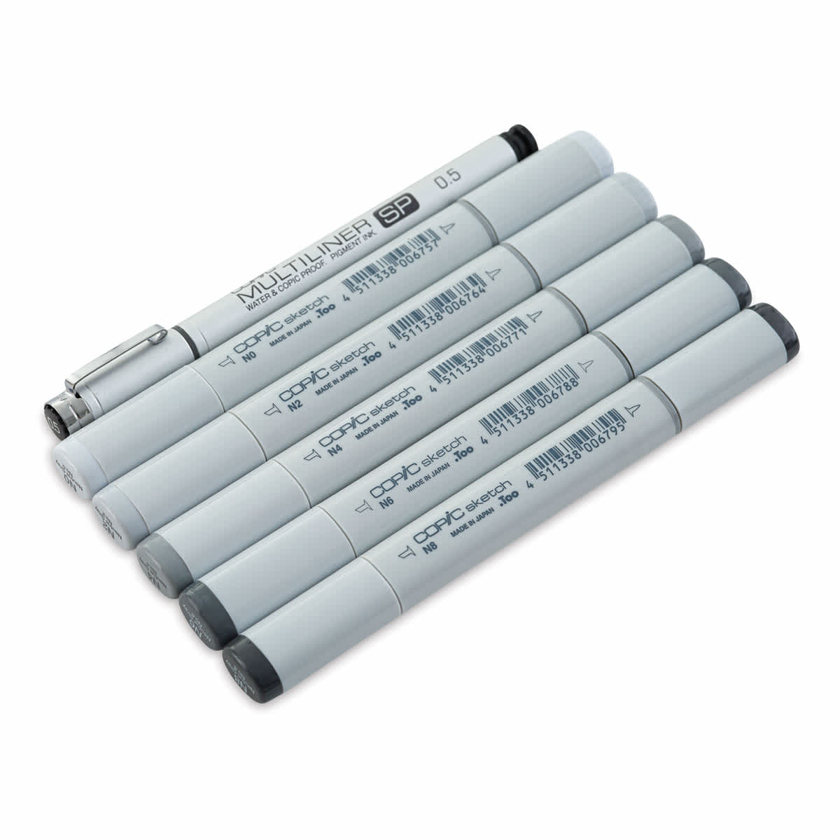 Copic Sketch Marker Set - Set of 6, Sketching Grays