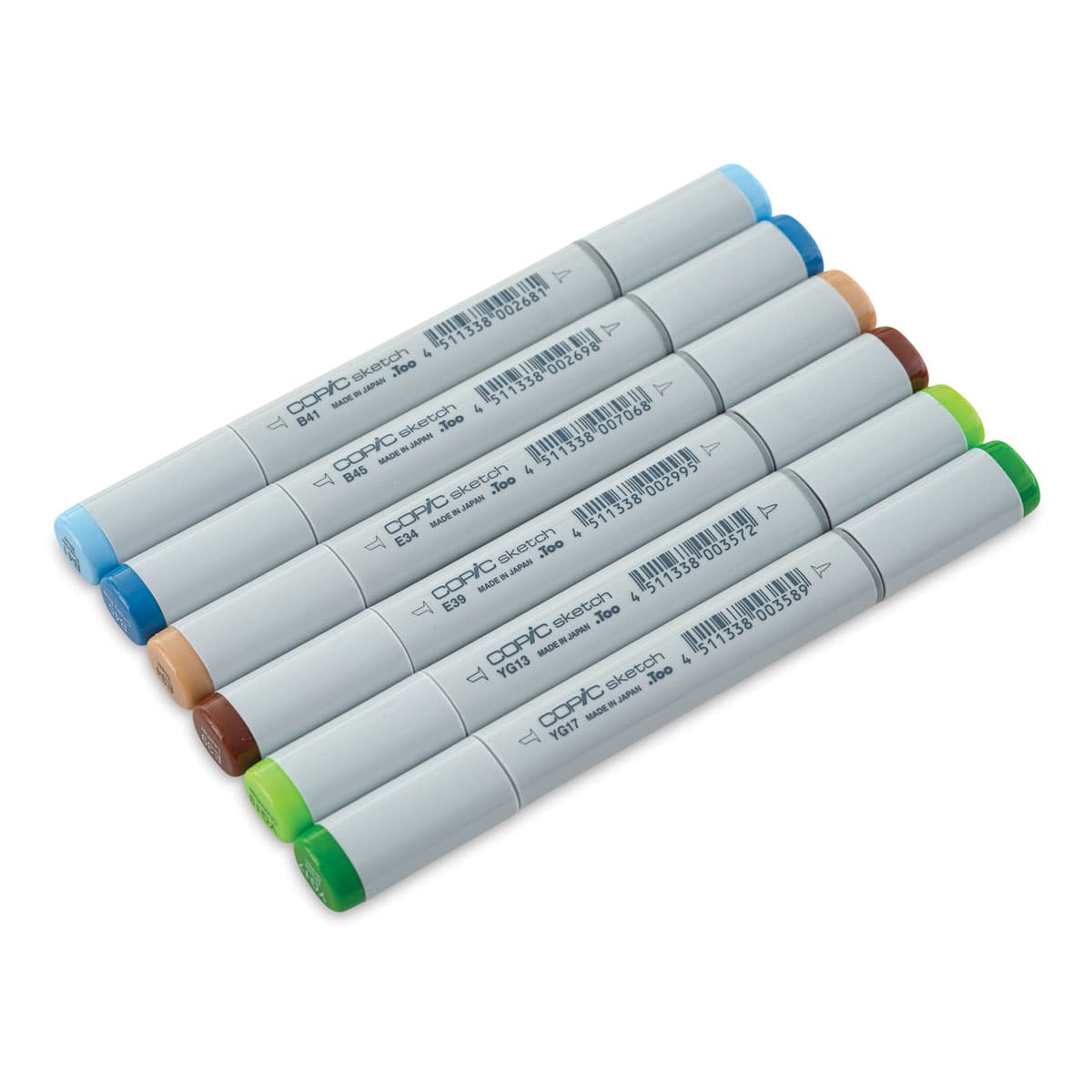Copic Sketch Marker Set - Set of 6, Earth Essentials