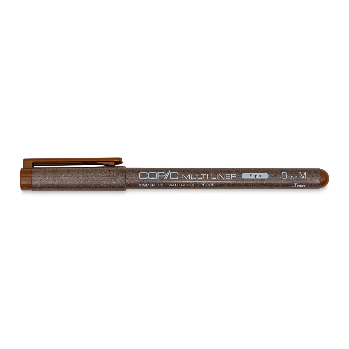 Copic Multiliner Pen - Brush, Medium Tip, Sepia