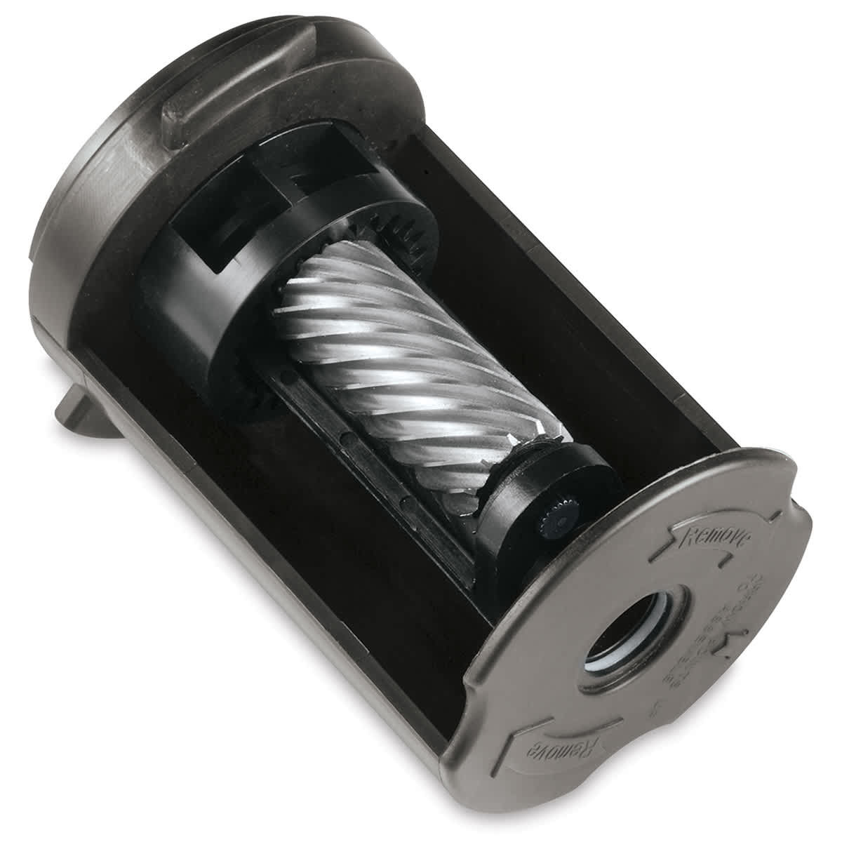 Super Pro Glow Commercial Electric Pencil Sharpener - Top view of Replacement Cutter