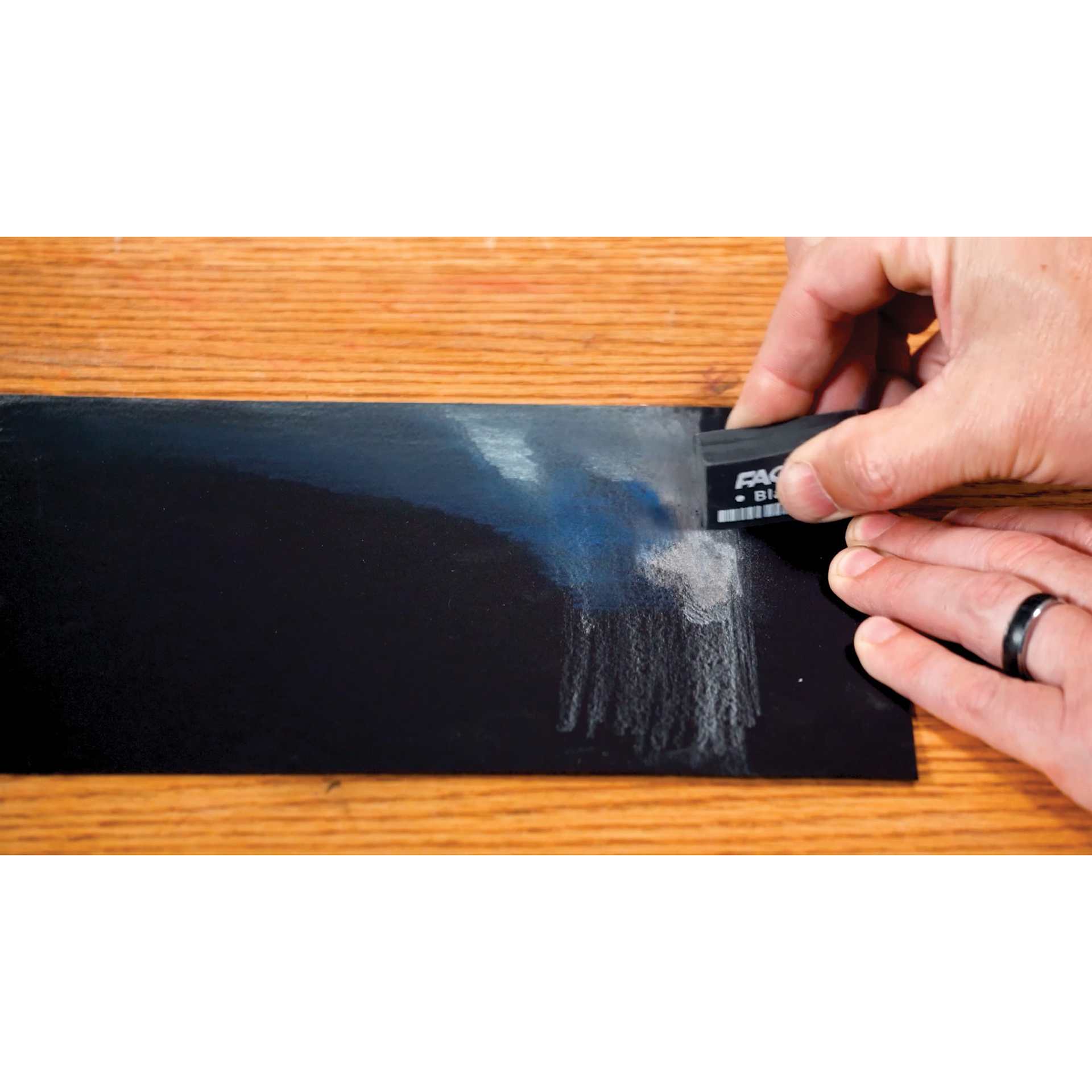 General's Factis Magic Black Eraser, erasing pencil marks