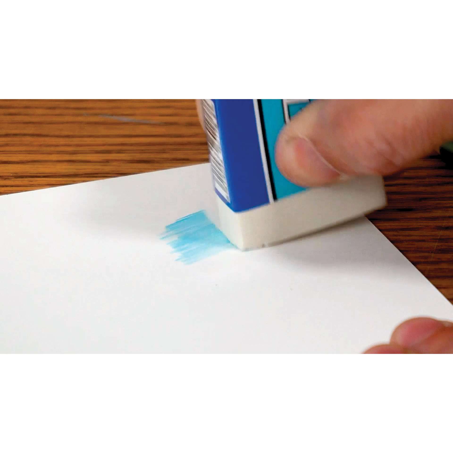 General's Factis Plastic Eraser, erasing pencil mark