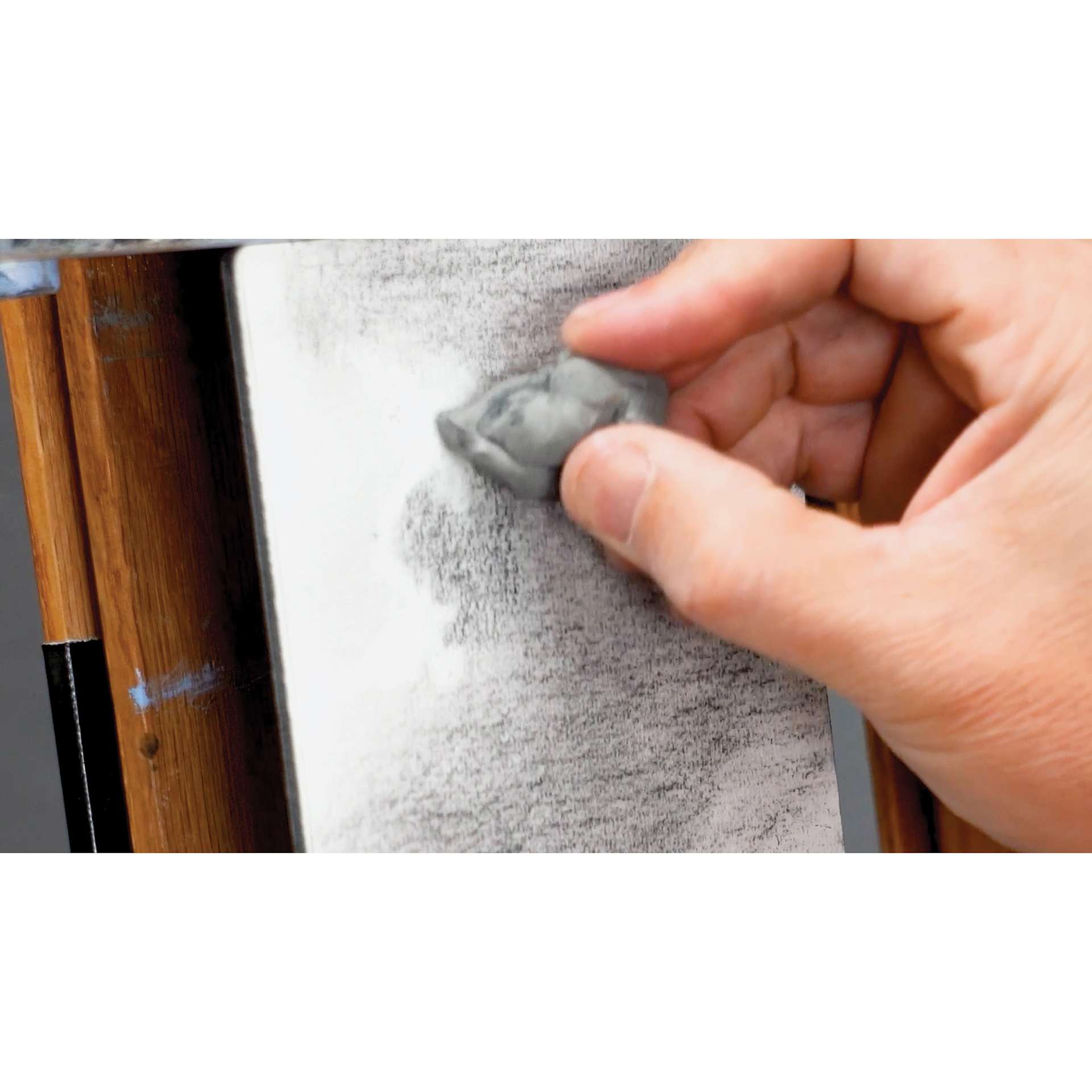 General's Kneaded Eraser, erasing pencil marks