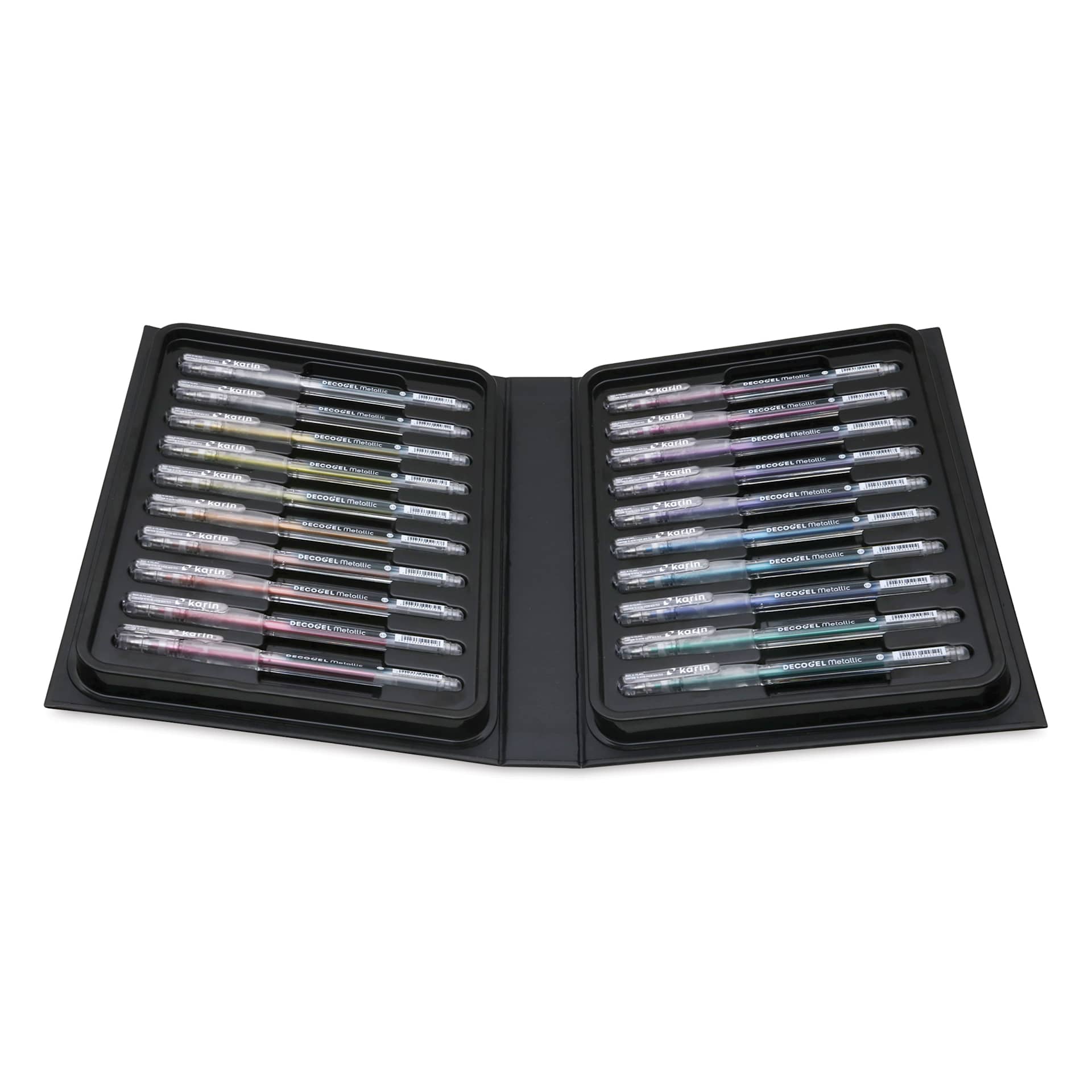 Karin DecoGel Metallic Pens - Set of 20, packaging opened