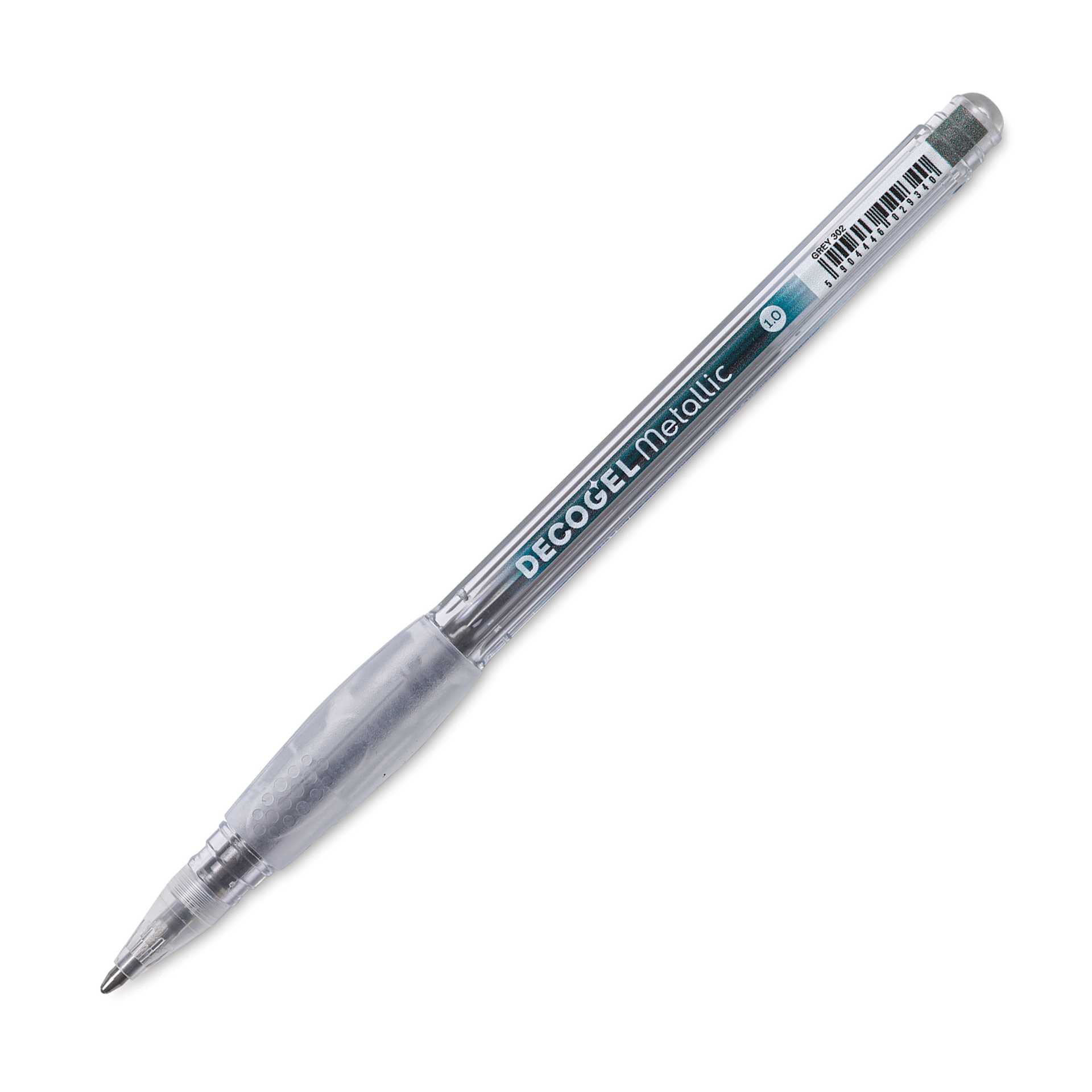 Karin DecoGel Metallic Pen - 302, Gray, cap off