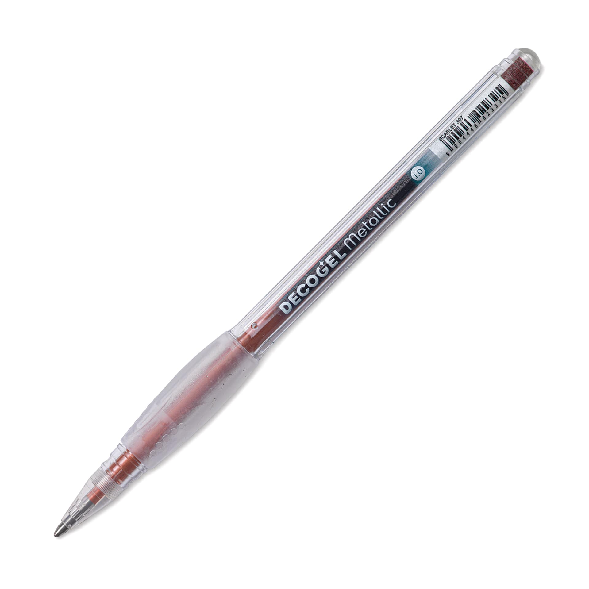 Karin DecoGel Metallic Pen - 307, Scarlet, cap off