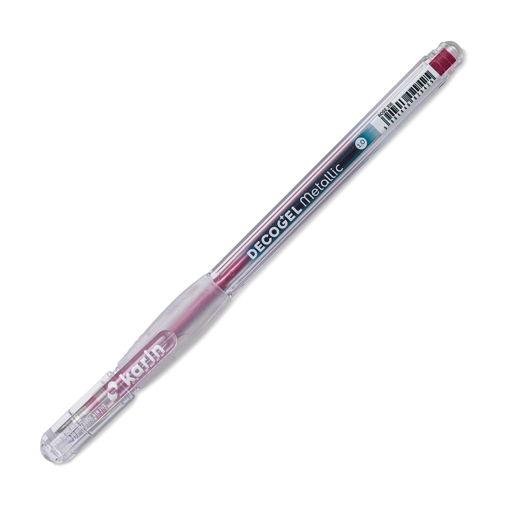 Karin DecoGel Metallic Pen - 310, Rose, cap on