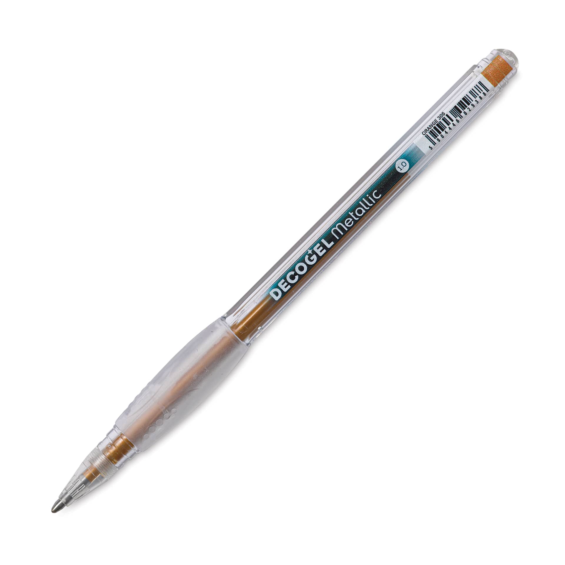 Karin DecoGel Metallic Pen - 306, Orange, cap off