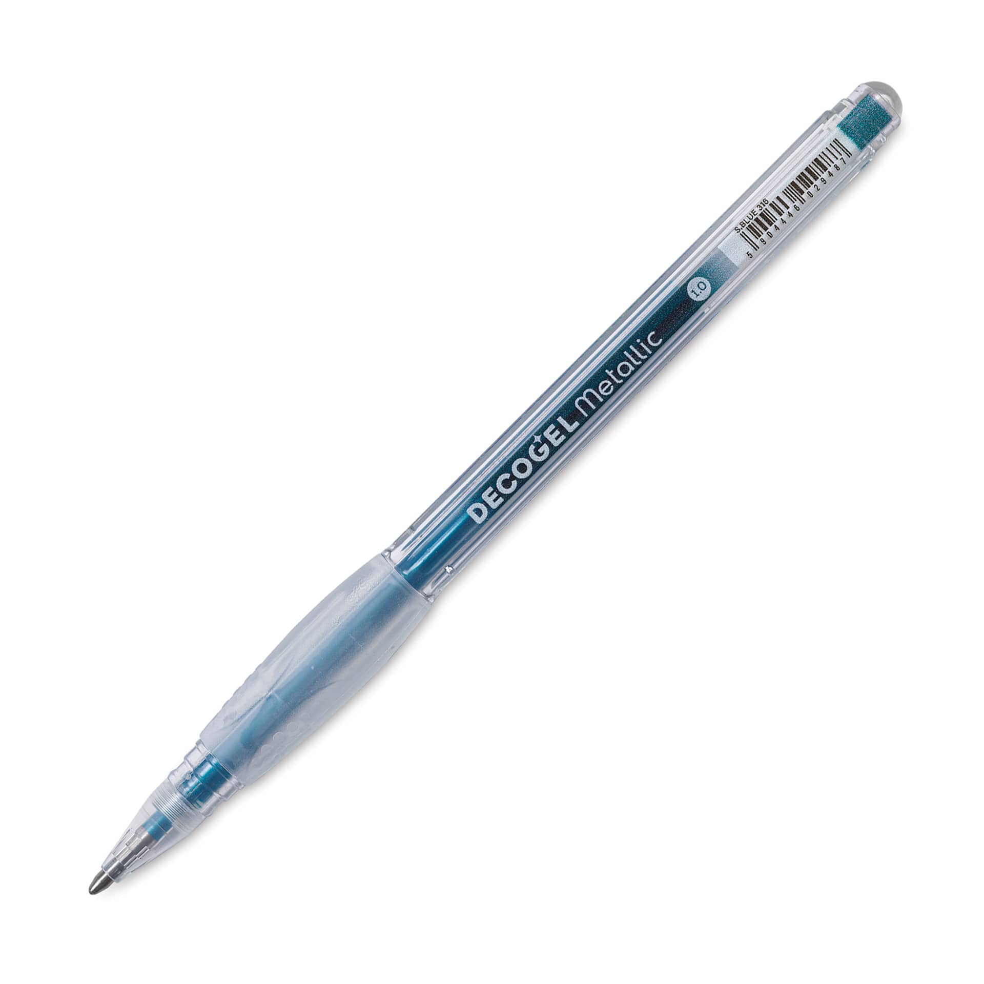 Karin DecoGel Metallic Pen - 316, S. Blue, cap off