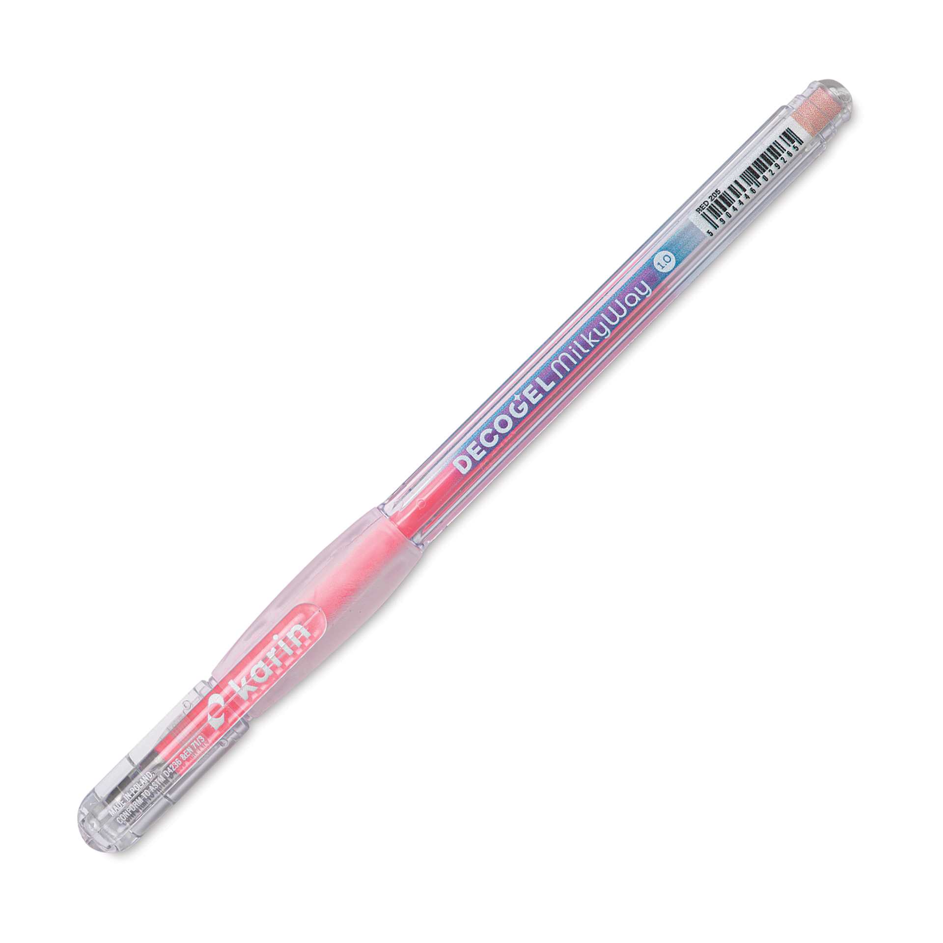 Karin DecoGel MilkyWay Pen - 205 Red, cap on