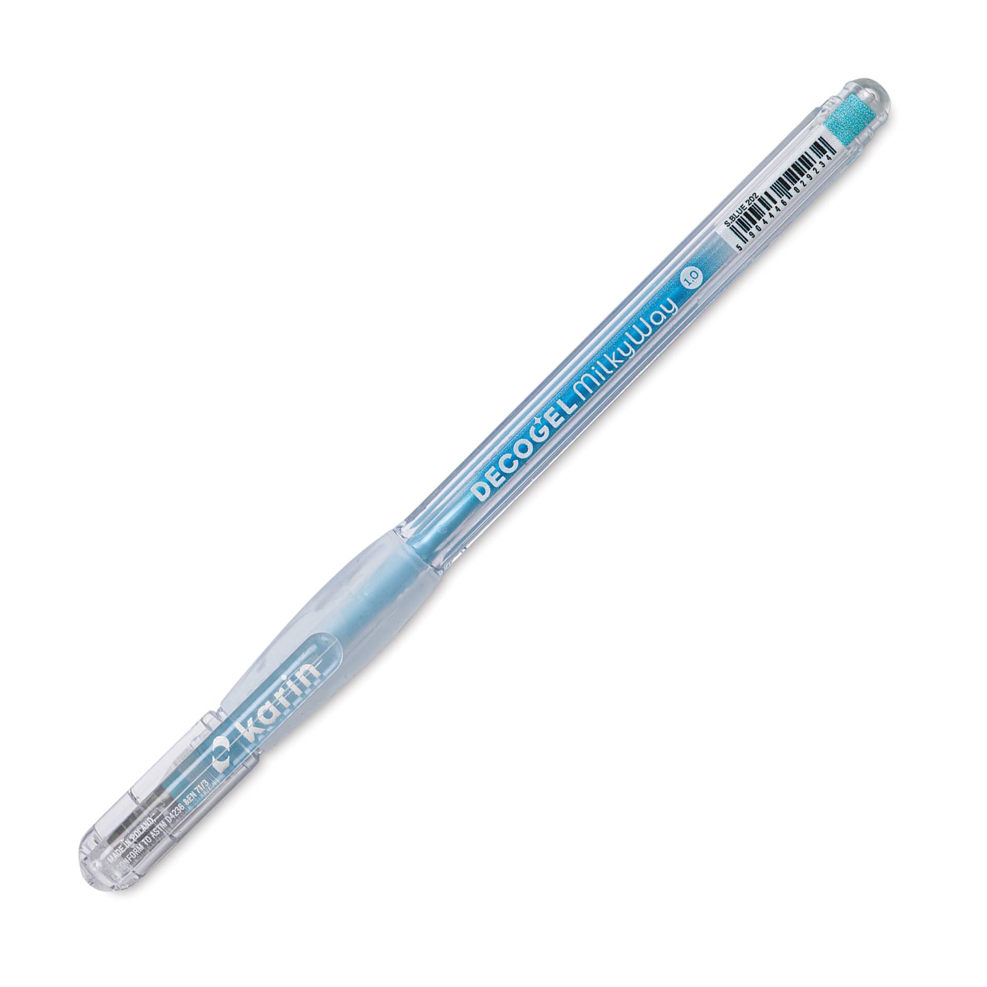 Karin DecoGel MilkyWay Pen - 202 S. Blue, cap on