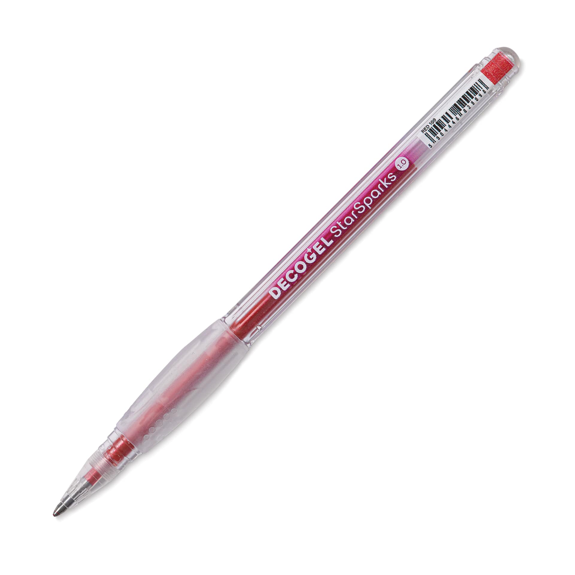 Karin DecoGel StarSparks Pen - 109, Red, cap off