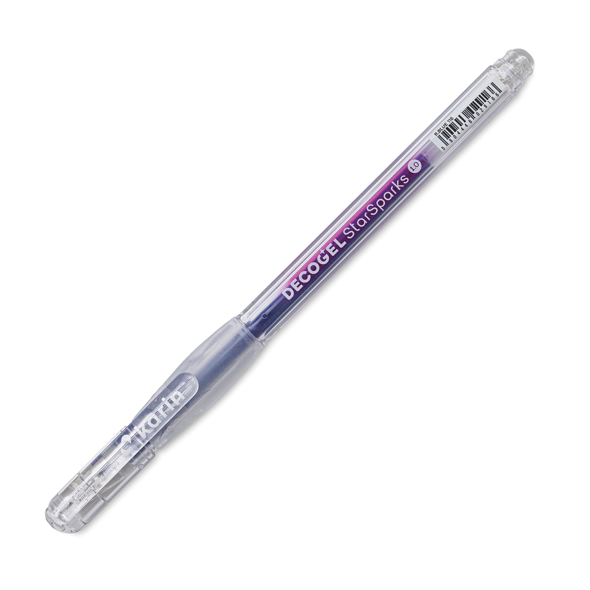 Karin DecoGel StarSparks Pen - 116, R. Blue, cap on