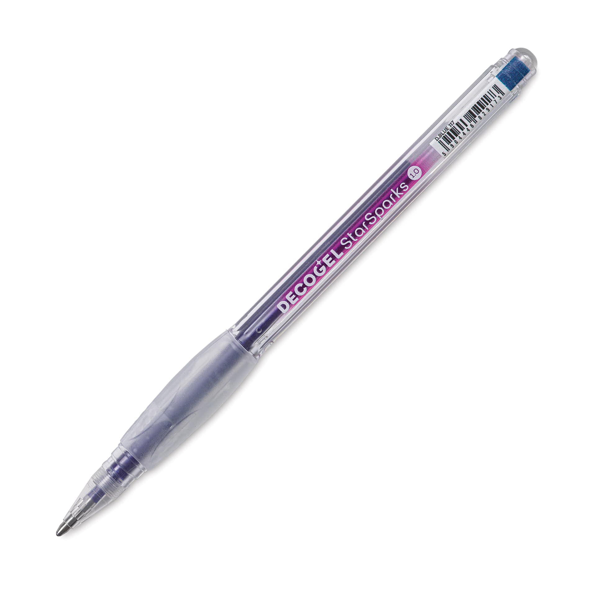 Karin DecoGel StarSparks Pen - 117, D. Blue, cap off