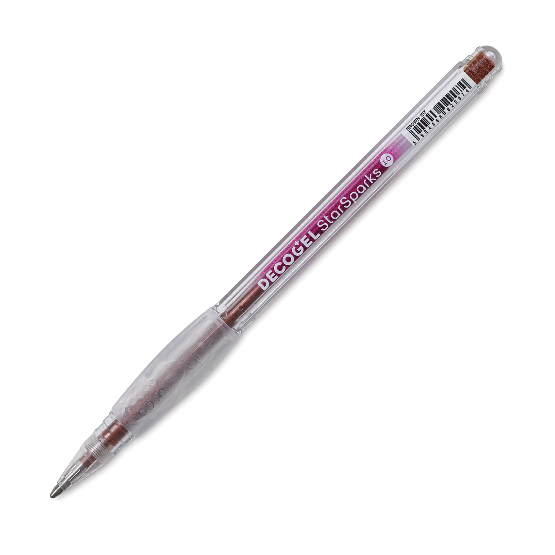 Karin DecoGel StarSparks Pen - 107, Brown, cap off
