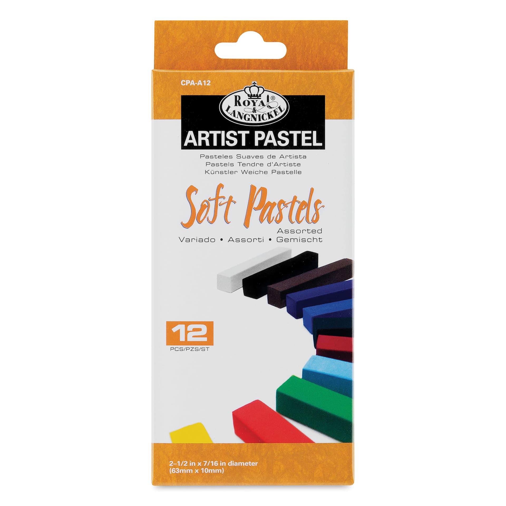 Royal & Langnickel Soft Pastel Set - Set of 12, Assorted, front of packaging