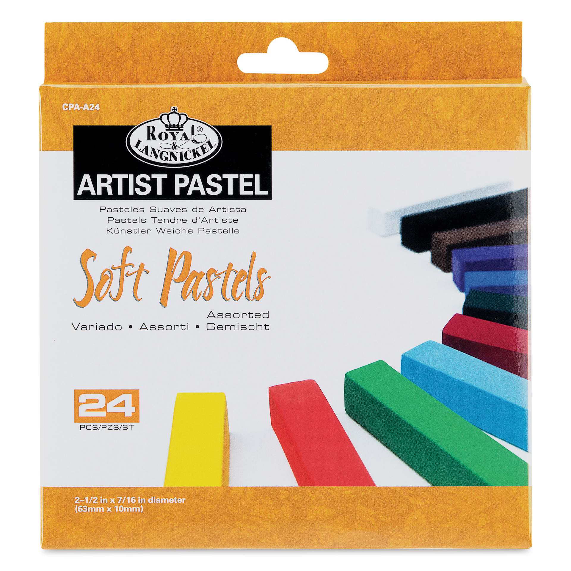 Royal & Langnickel Soft Pastel Set - Set of 24, Assorted, front of packaging