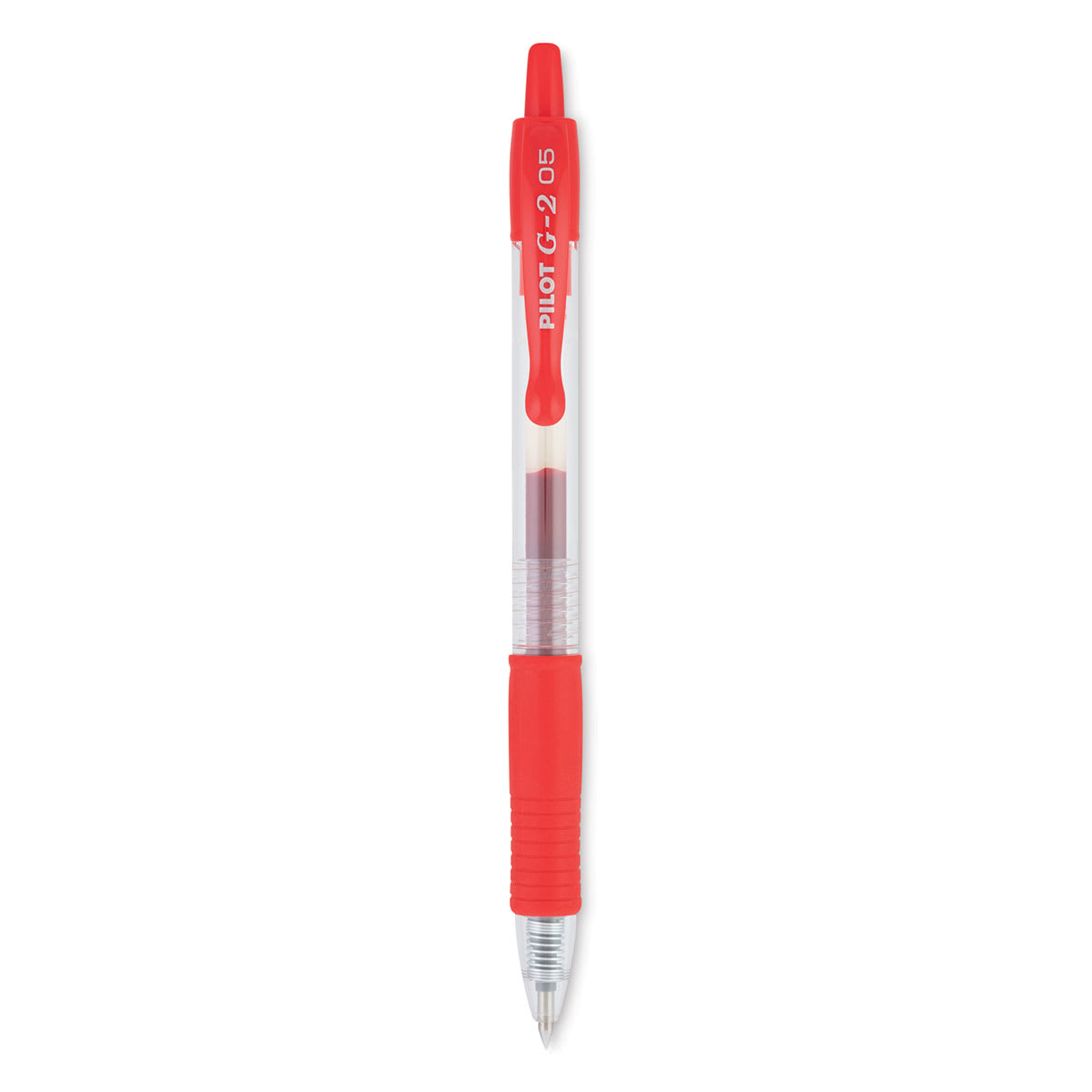 Pilot G2 Gel Pen - 0.5 mm, Red, Extra Fine - upright