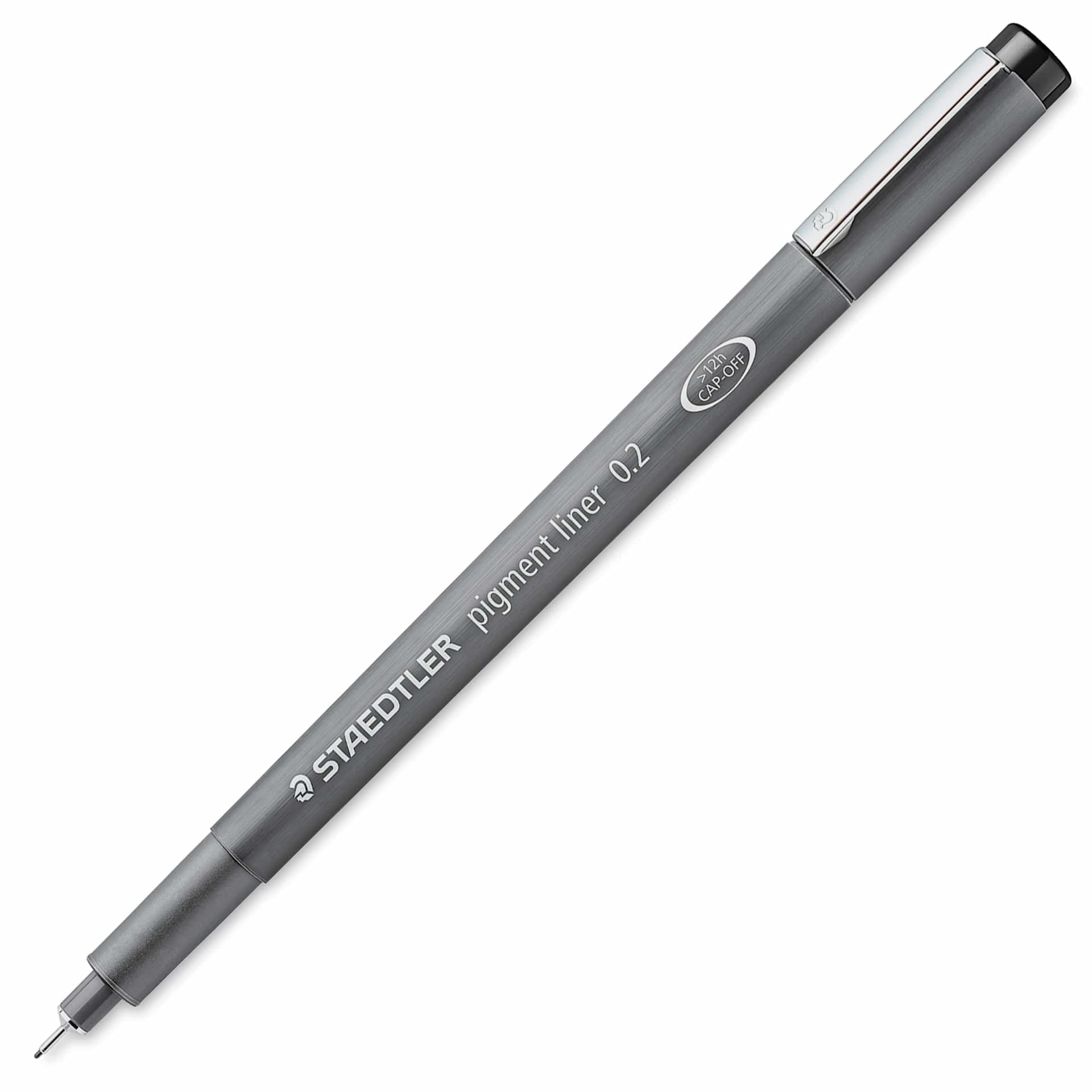 Staedtler Pigment Liner Pen - Black, 0.2 mm
