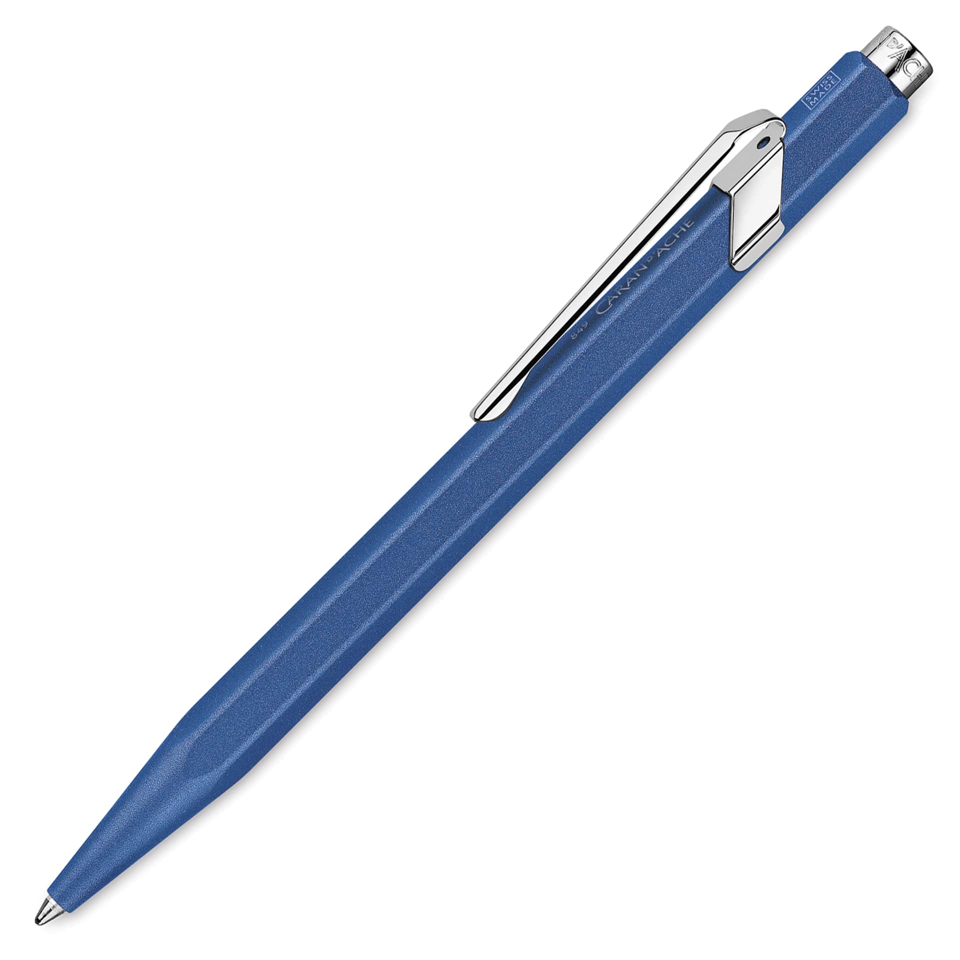 Caran d'Ache Colormat-X 849 Ballpoint Pen - Blue, out of case