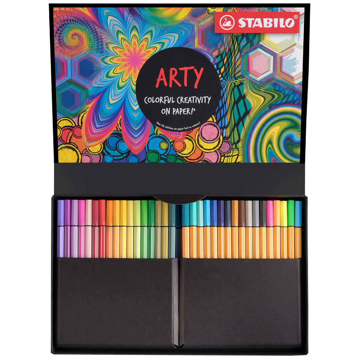 Stabilo Point 88 Fineliner Pens - Set of 68, Hero Set, Assorted