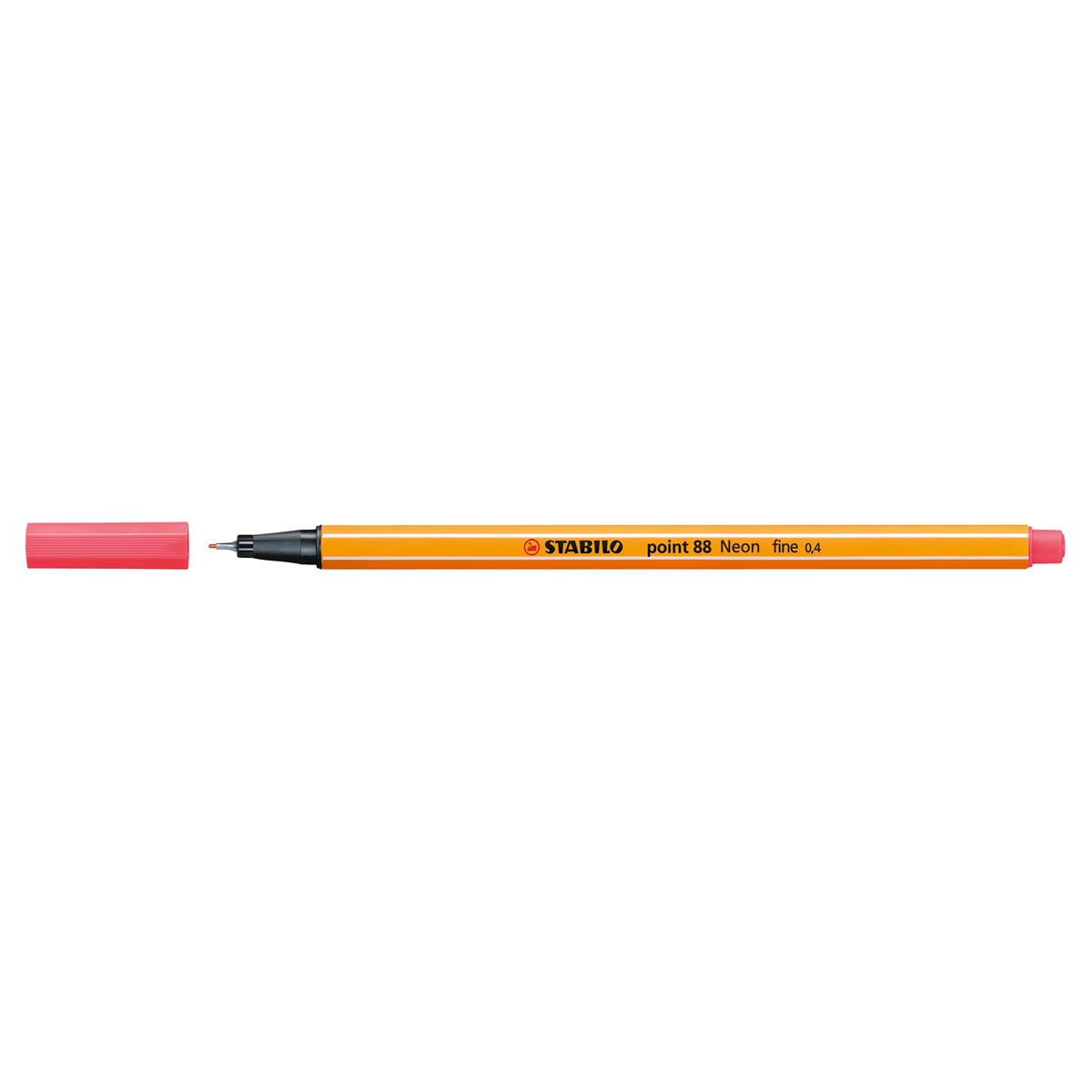 Stabilo Point 88 Fineliner Pen - Neon Red
