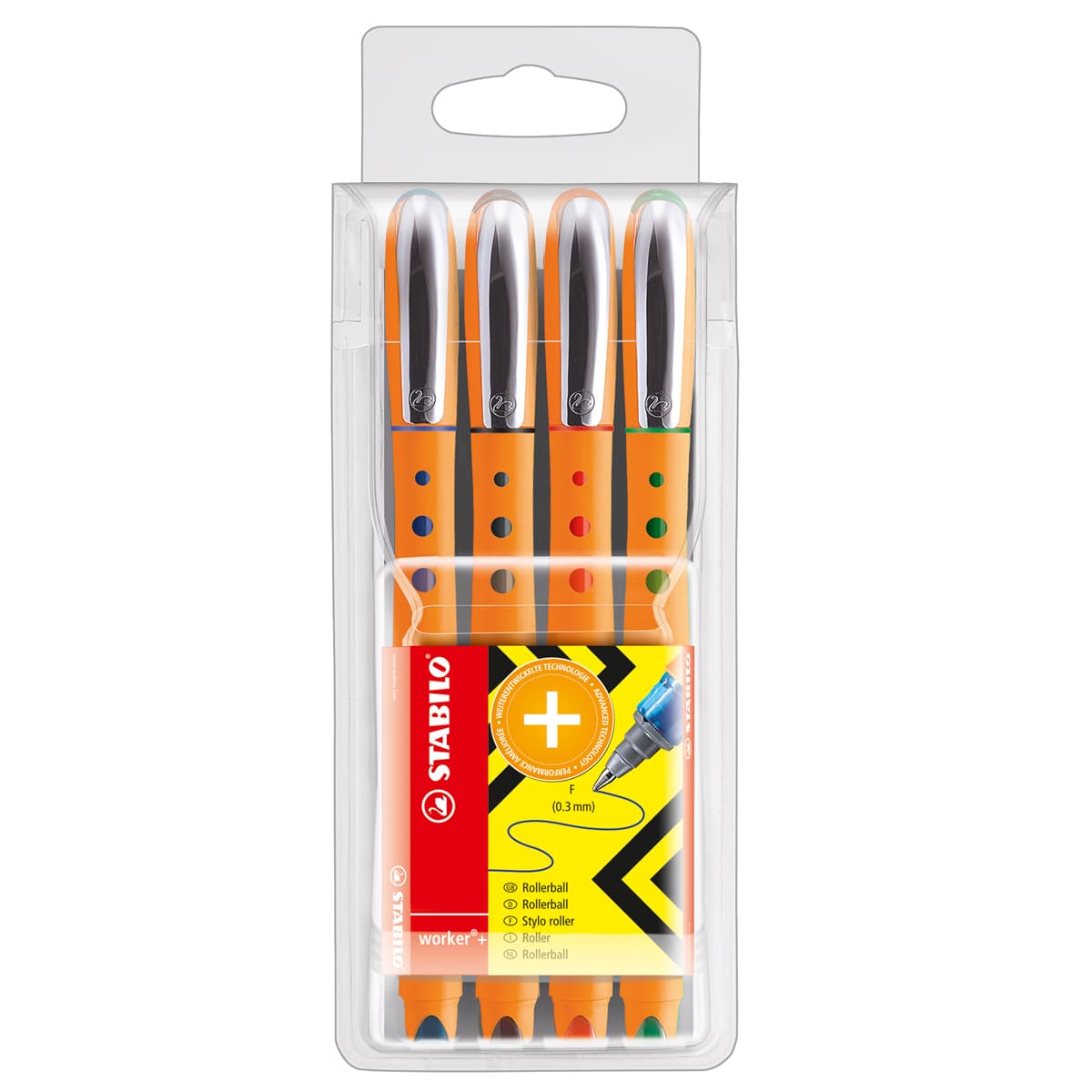 Bionic worker Pens - 4-Color Sets 4-Color .3mm Set - Peggable