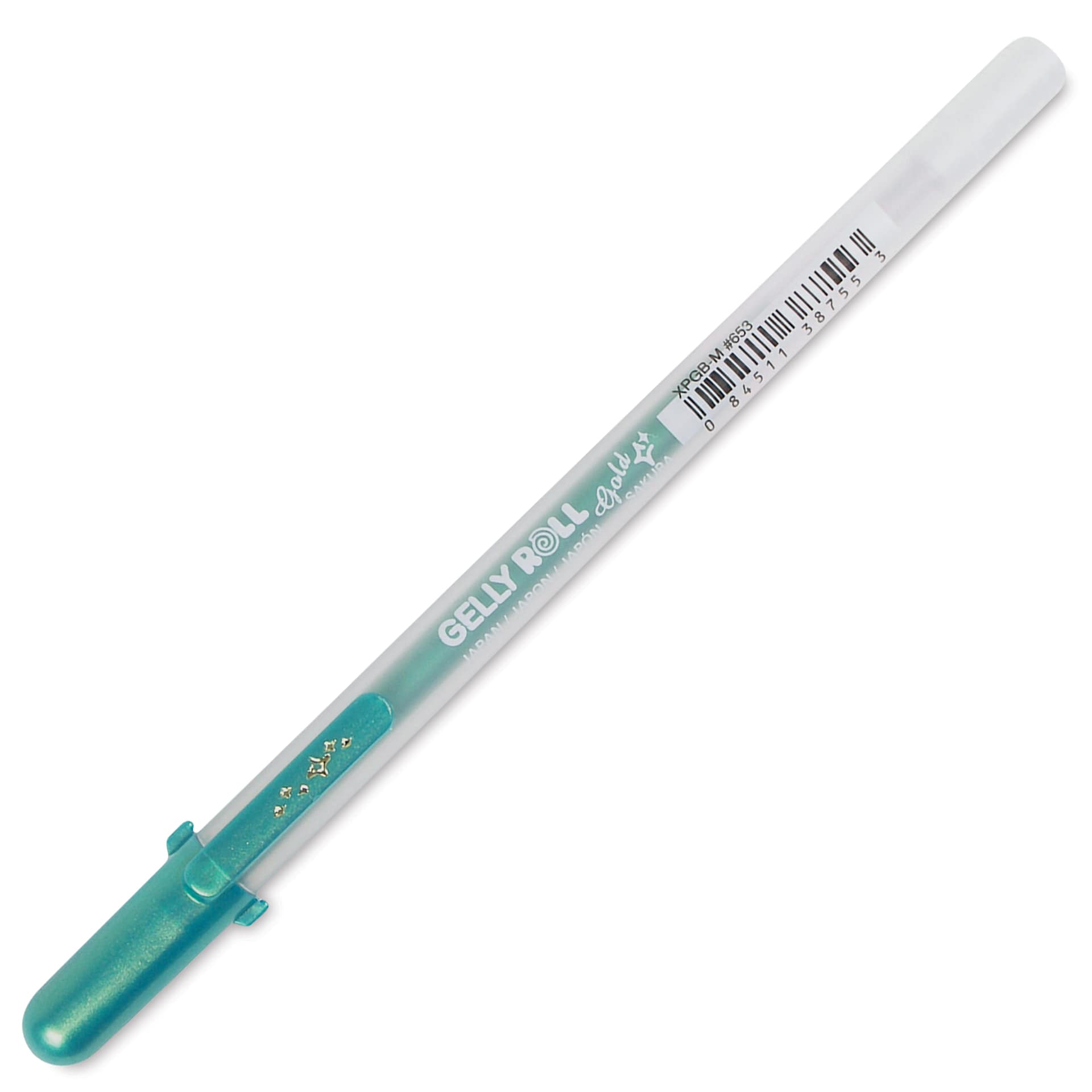 Sakura Gelly Roll Gold-Silver Shadow Pen - Gold/Green, Bold