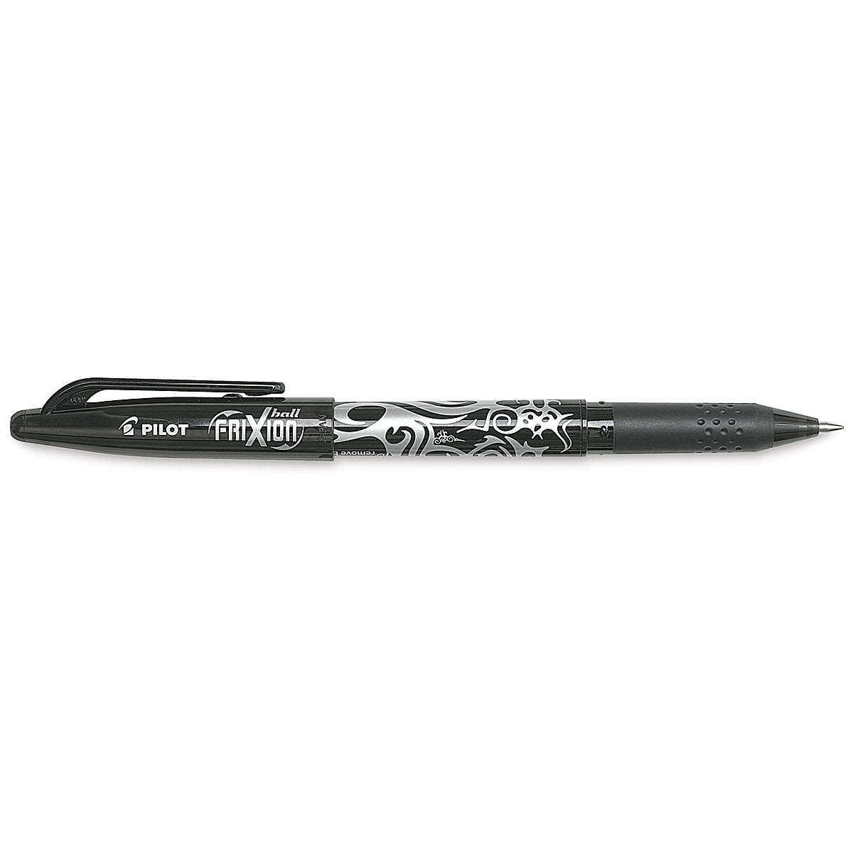 Pilot Frixion Erasable Gel Pen - Black, Fine, cap off