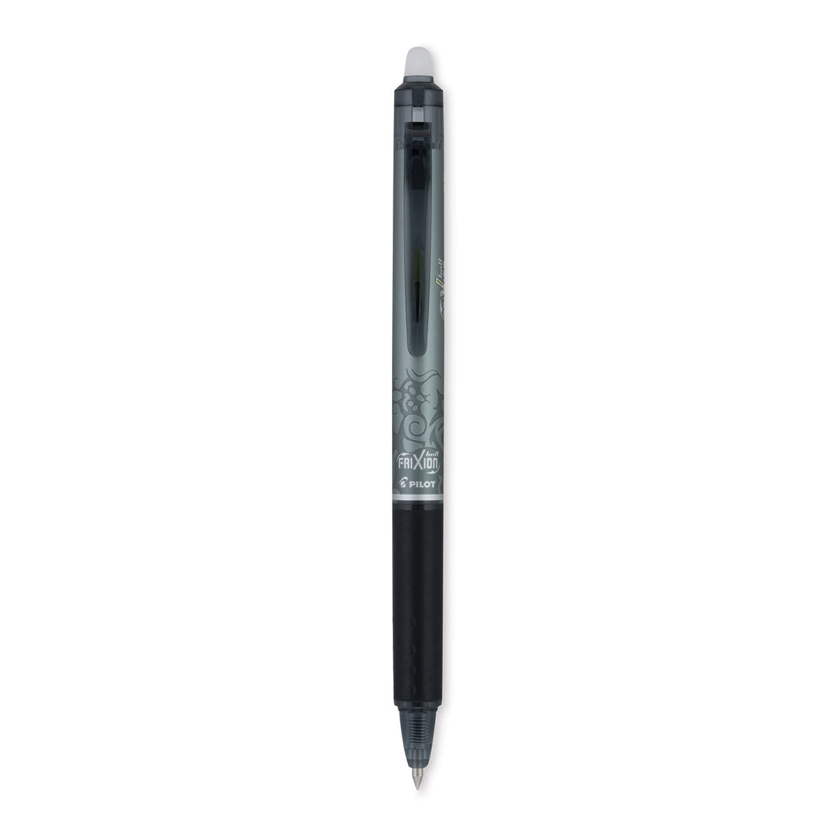 Pilot Frixion Clicker Erasable Gel Pen - Retractable, Black, Extra Fine, extended nib
