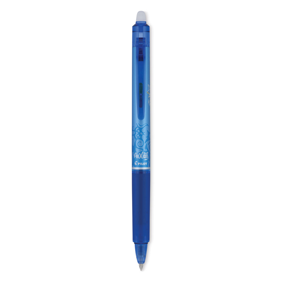 Pilot Frixion Clicker Erasable Gel Pen - Retractable, Blue, Extra Fine, extended nib