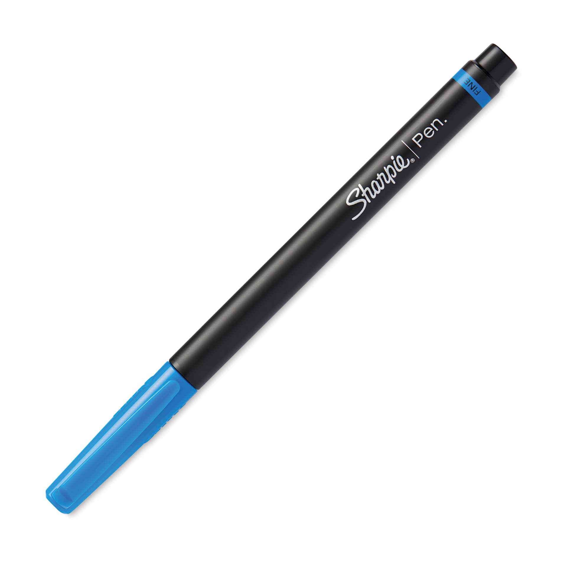 Sharpie Felt Tip Pen - Blue, Fine Point, cap on